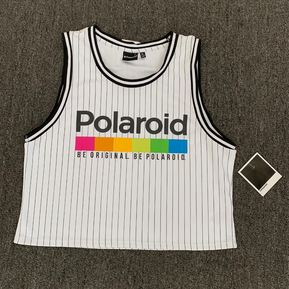 POLAROID CROP CUT TANK TOP